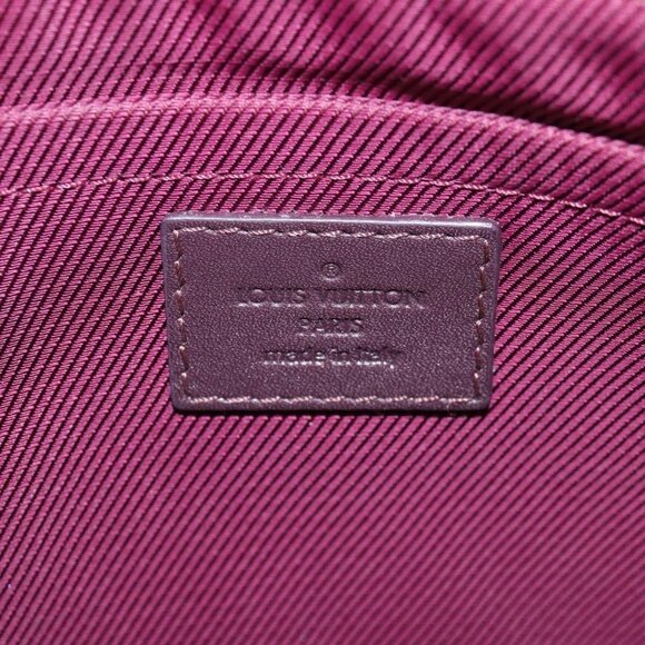 LOUIS VUITTON Monogram Sunshine Express Clutch Bag Bordeaux LV Auth 140504V - Picture 11 of 16